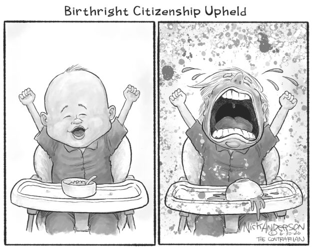 Editorial cartoons — 2 of them